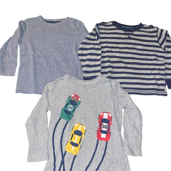 Carter's Other - Kids Long Sleeve Car Print and Striped Shirts